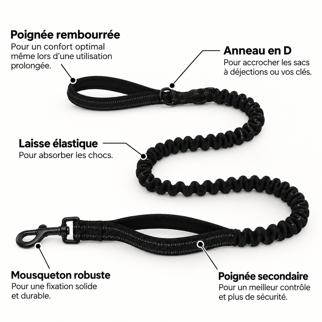 Harnais anti-traction personnalisable